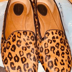 Leopard Print Loafers